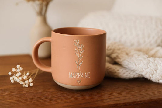Personalized Engraved Ceramic Coffee Mug: Custom Text Gift