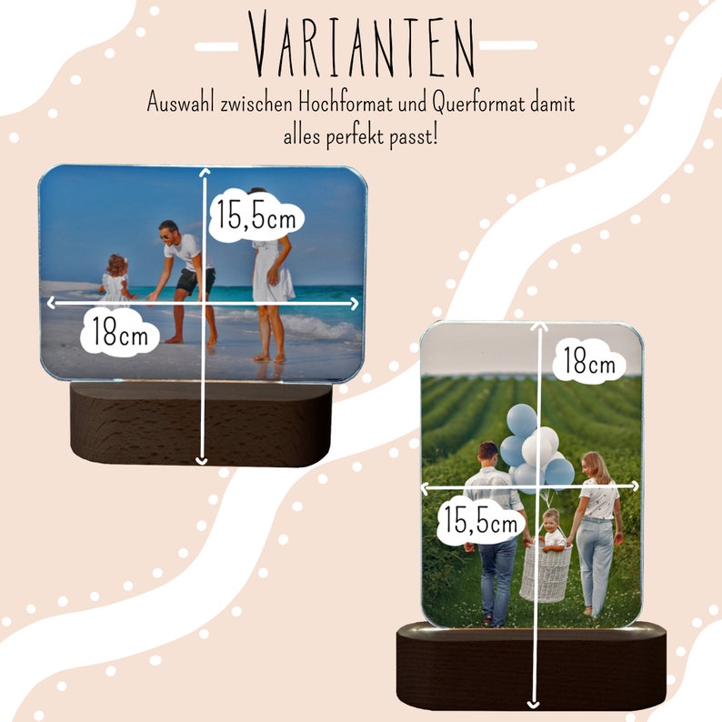 Photo gift, farewell party, birthday gift for woman, wedding gift, anniversary gift for him, gift for girlfriend, picture frame, LED