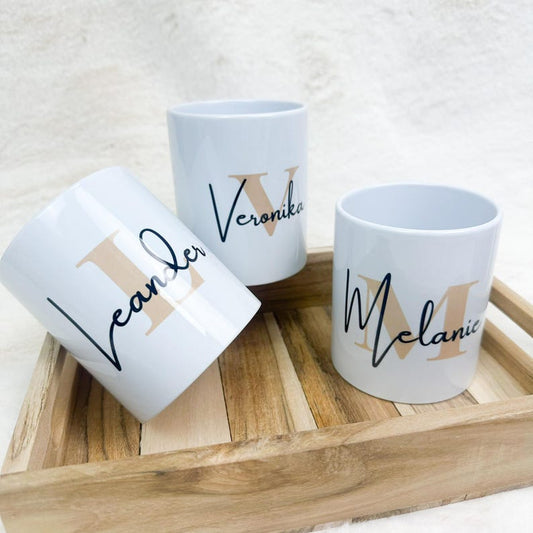 Personalized mug, mug with name and initial, name mug, personalized gift