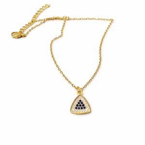 Stainless Steel Triangle Necklace For Women